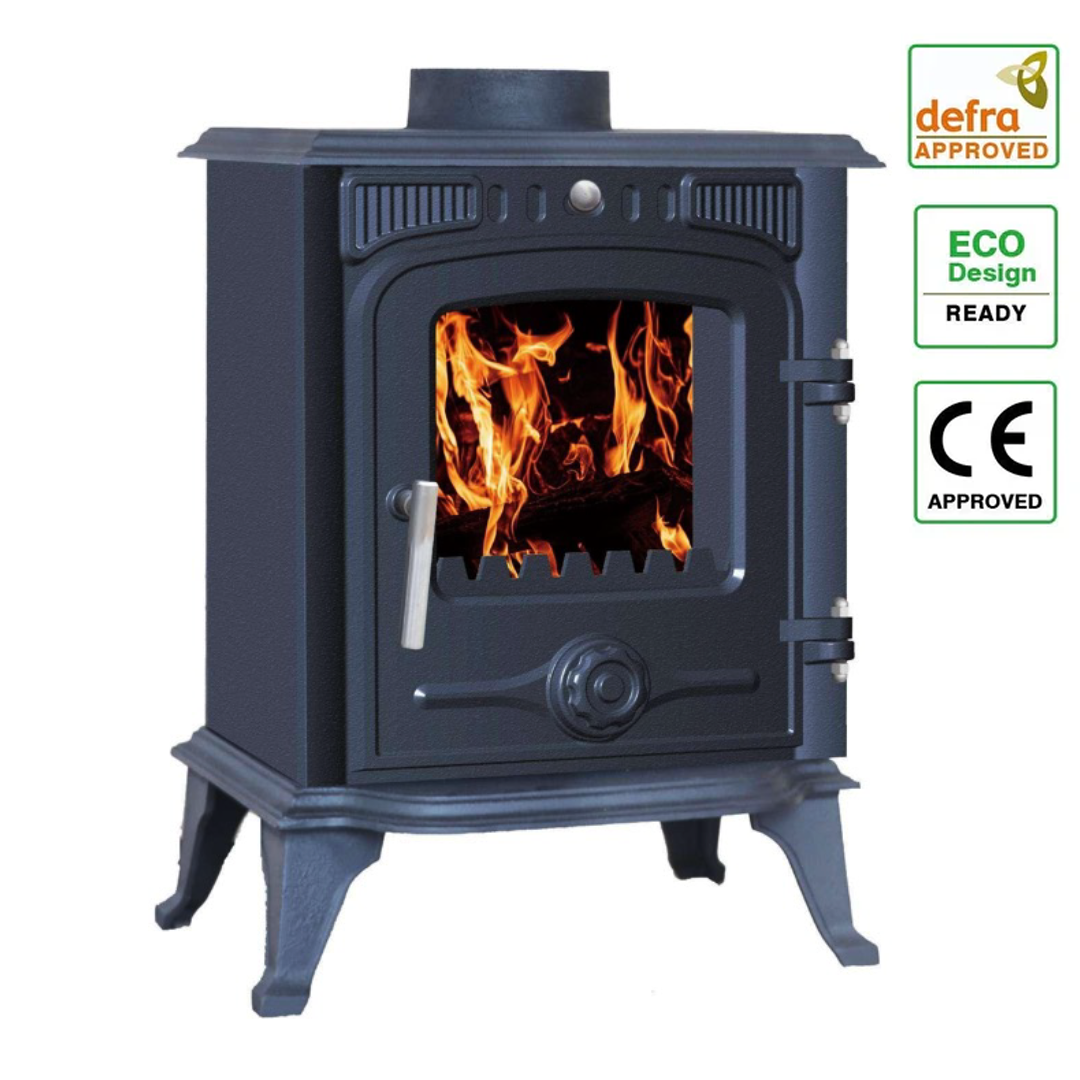 4.5KW | Multi-Fuel Wood Stove | Log Burner | Cast Iron | Model CA001