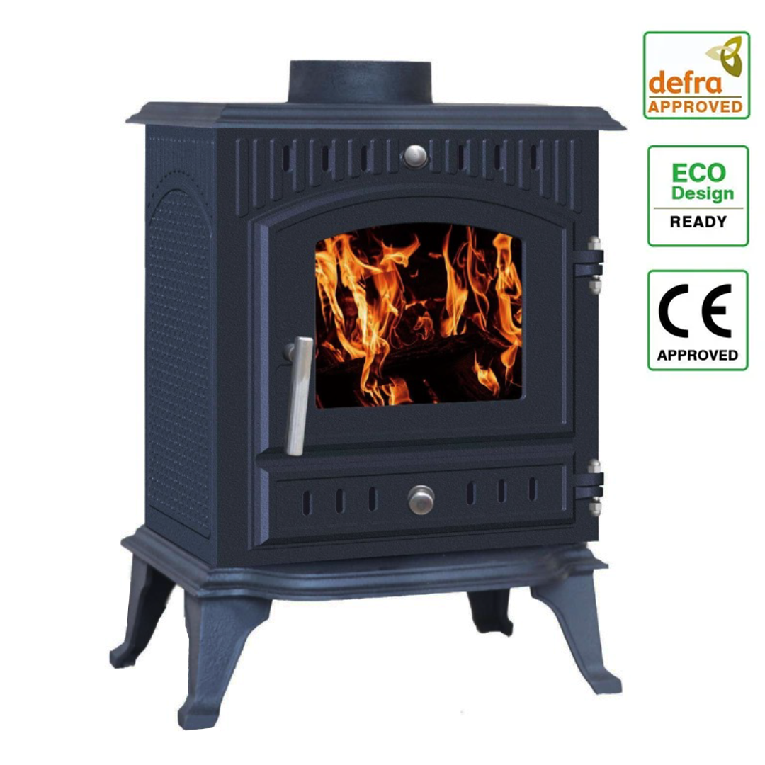 7KW | Multi-Fuel Wood Stove | Log Burner | Cast Iron | Model CA003