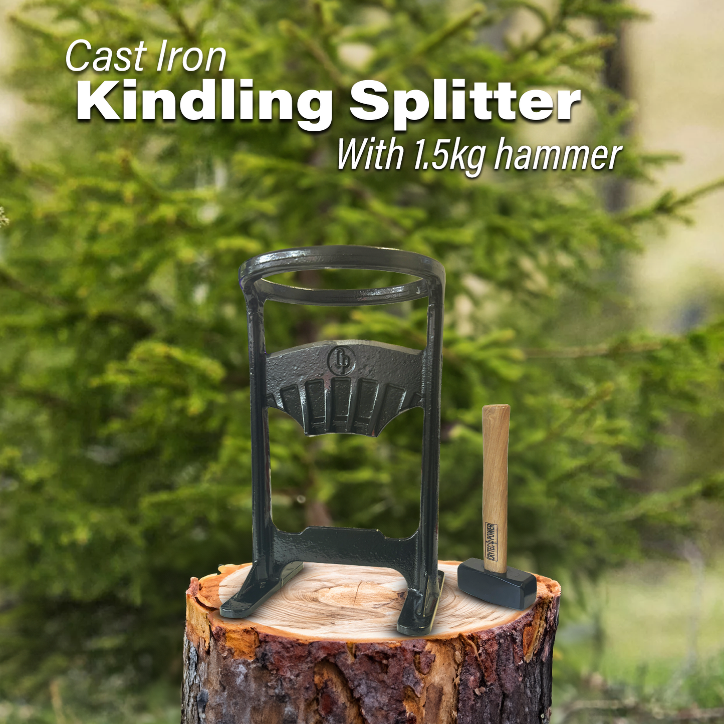 Heavy Duty Cast Iron Iron Kindling Splitter