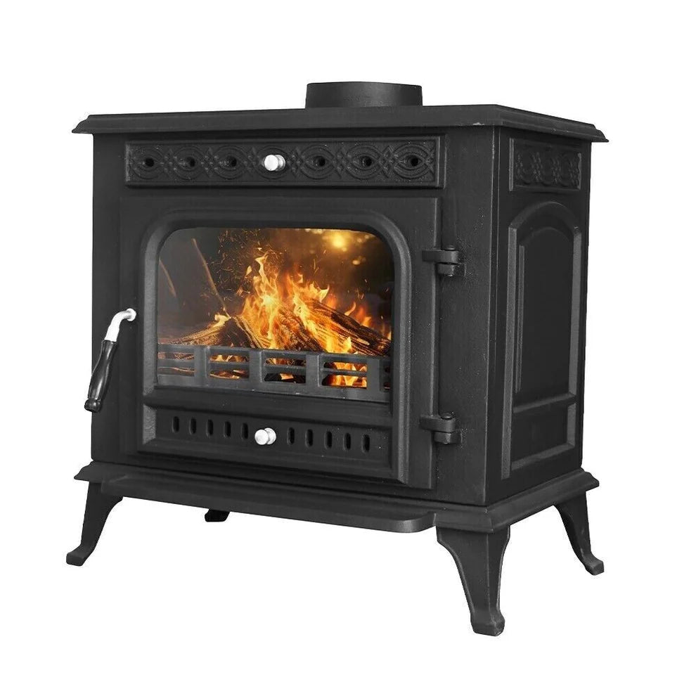 10KW | Multi-Fuel Wood Stove | Log Burner | Cast Iron | Model JA031