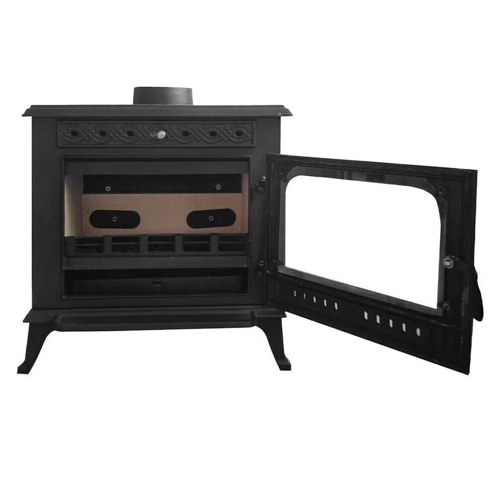 10KW | Multi-Fuel Wood Stove | Log Burner | Cast Iron | Model JA031