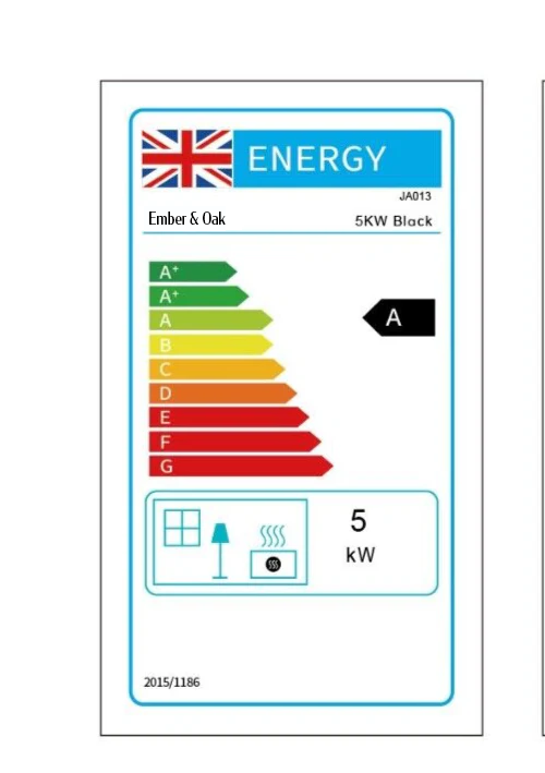 5KW | Multi-Fuel Wood Stove | Log Burner | Cast Iron | Model JA013