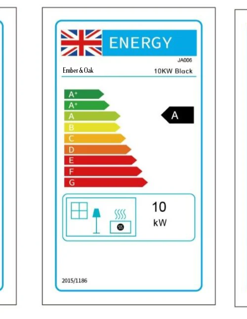 10KW | Multi-Fuel Wood Stove | Log Burner | Cast Iron | Model JA006