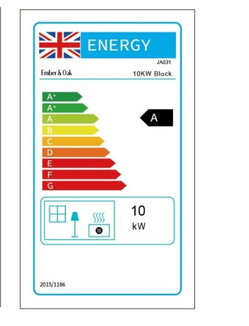 10KW | Multi-Fuel Wood Stove | Log Burner | Cast Iron | Model JA031