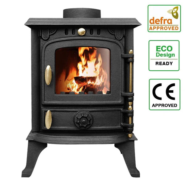 4.5KW | Multi-Fuel Wood Stove | Log Burner | Cast Iron | Model JA013S