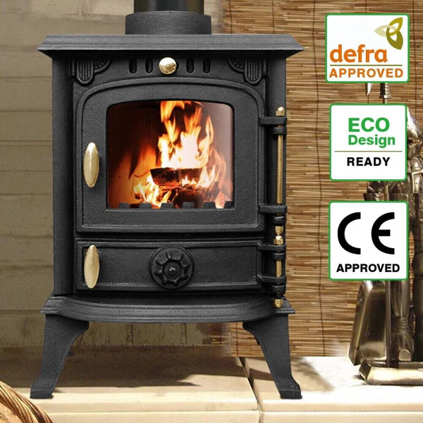 4.5KW | Multi-Fuel Wood Stove | Log Burner | Cast Iron | Model JA013S