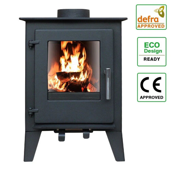 5KW | Multi-Fuel Wood Stove | Log Burner | Cast Iron | Model ST001