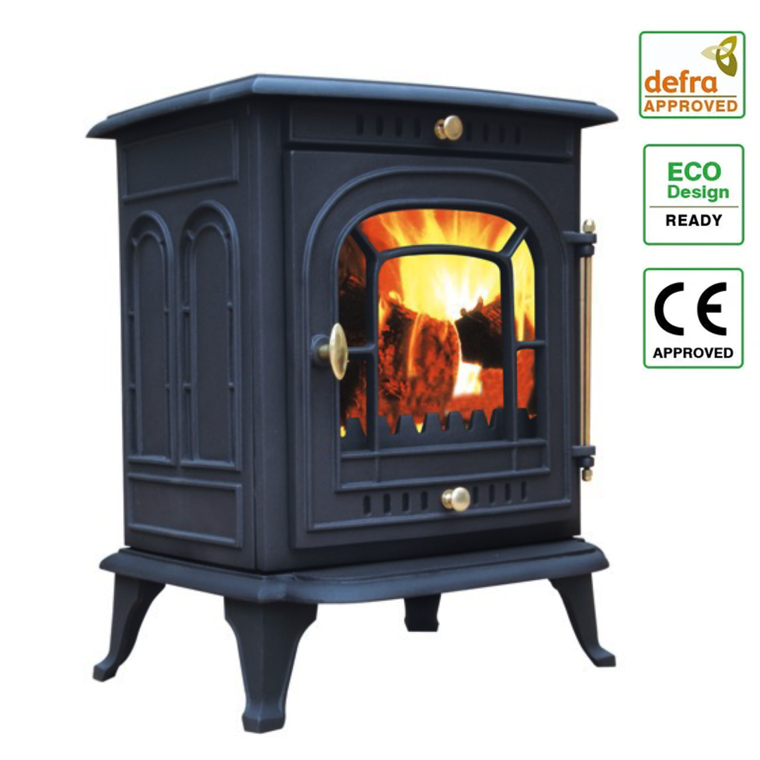 7KW | Multi-Fuel Wood Stove | Log Burner | Cast Iron | Model JA008