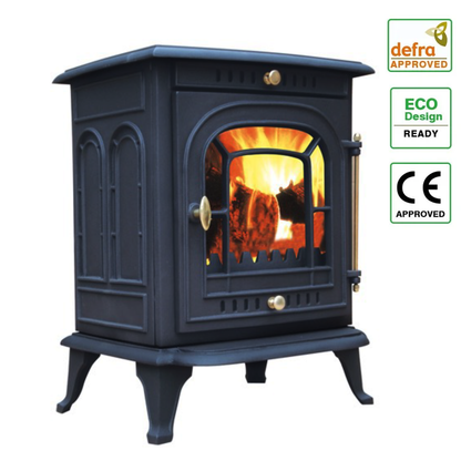 7KW | Multi-Fuel Wood Stove | Log Burner | Cast Iron | Model JA008