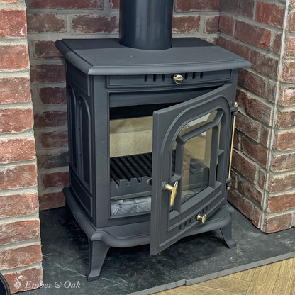 7KW | Multi-Fuel Wood Stove | Log Burner | Cast Iron | Model JA008