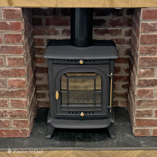 7KW | Multi-Fuel Wood Stove | Log Burner | Cast Iron | Model JA008