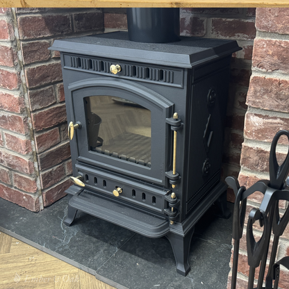 7KW | Multi-Fuel Wood Stove | Log Burner | Cast Iron | Model JA010