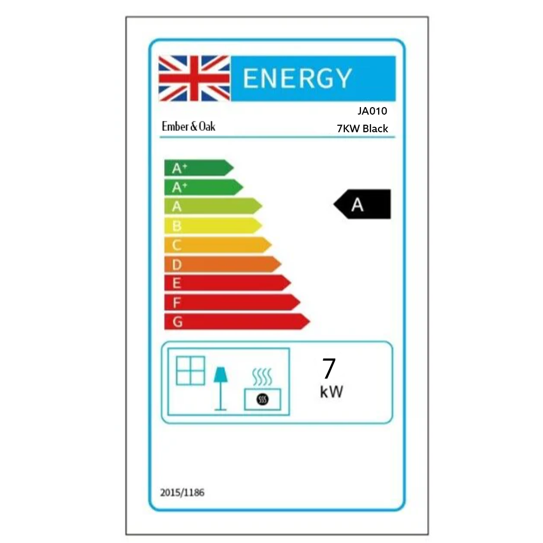 7KW | Multi-Fuel Wood Stove | Log Burner | Cast Iron | Model JA010